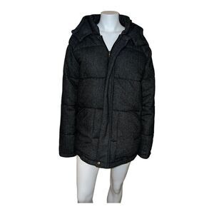 And Now This Men's Quilted Puffer Jacket Gray Large New
